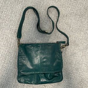 Latico Leather Green Crossbody Bag
